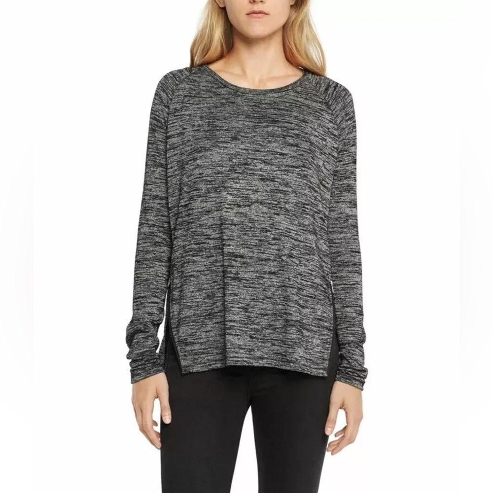 Rag & Bone / Jean Space Dye Zipper Sides Sweater Size Small